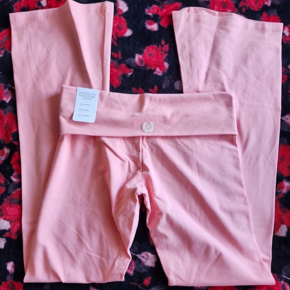 PINK VS Foldover Legging Size Large NWT